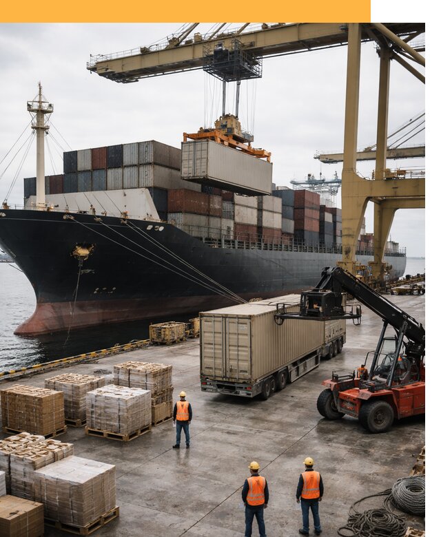 Морские перевозки из Индии: доставка FCL/LCL, таможня от 123396