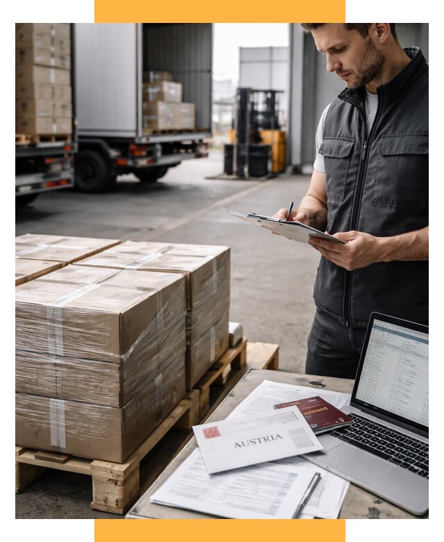 Доставка в Австрию от 66840 р. Логистика и экспорт СетСервис-Плс