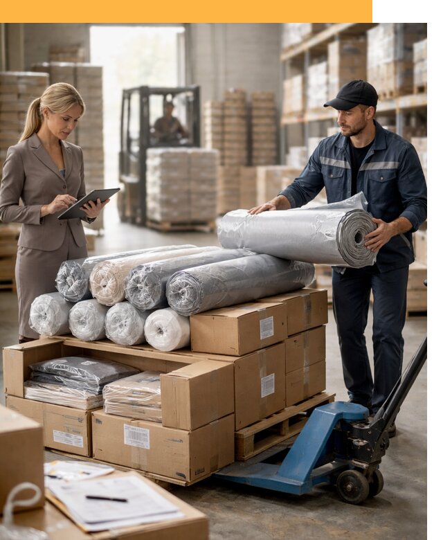 Перевозка текстиля по миру от 15425 руб. с таможней и страхованием