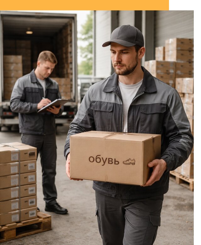 Международная перевозка обуви с таможенным оформлением от 4627