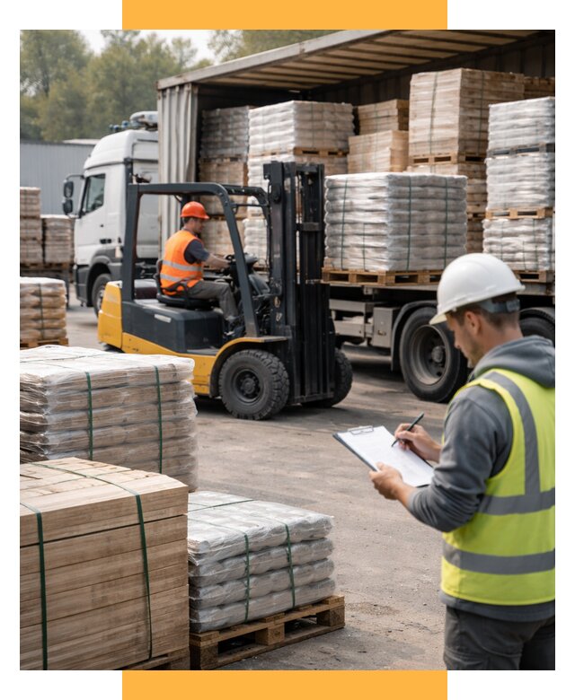 Перевозка строительных материалов от 5656 р. | СетСервис-Плс