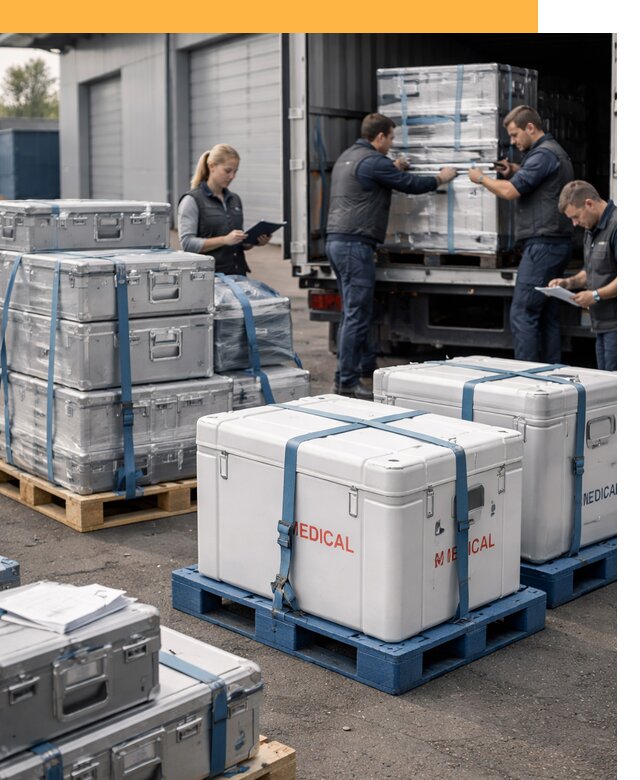 Перевозка медицинского оборудования по всему миру от 15425 руб