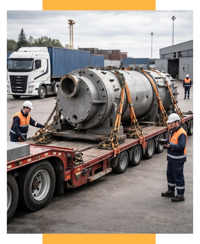 Перевозка тяжеловесных грузов под ключ от 154245 р. | СетСервис-Плс