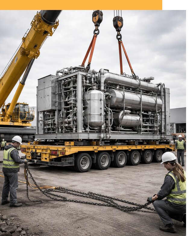 Перевозка тяжеловесных грузов по миру от 154245 руб