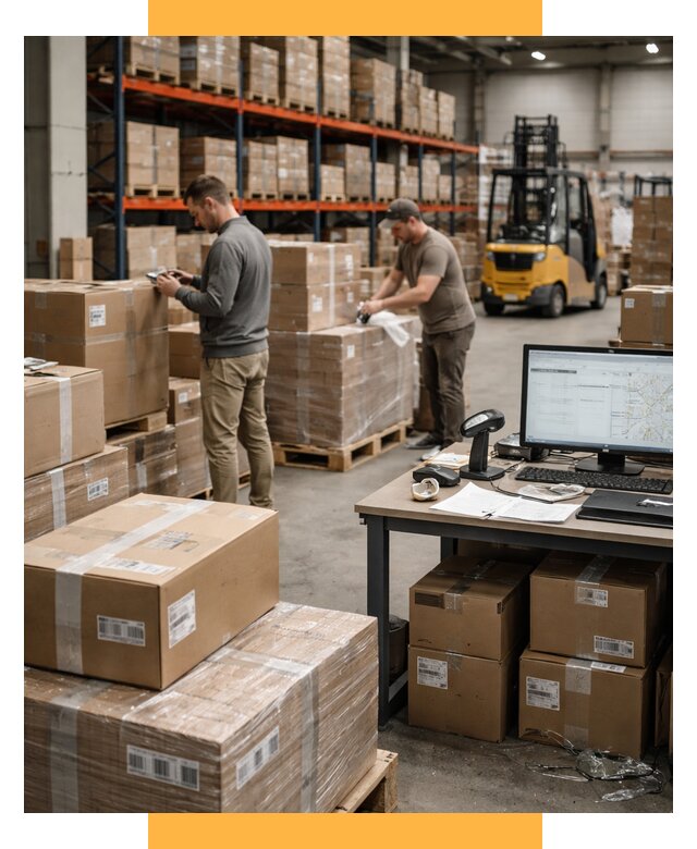 Склад консолидации в Европе от 6684 р., услуги СетСервис-Плс