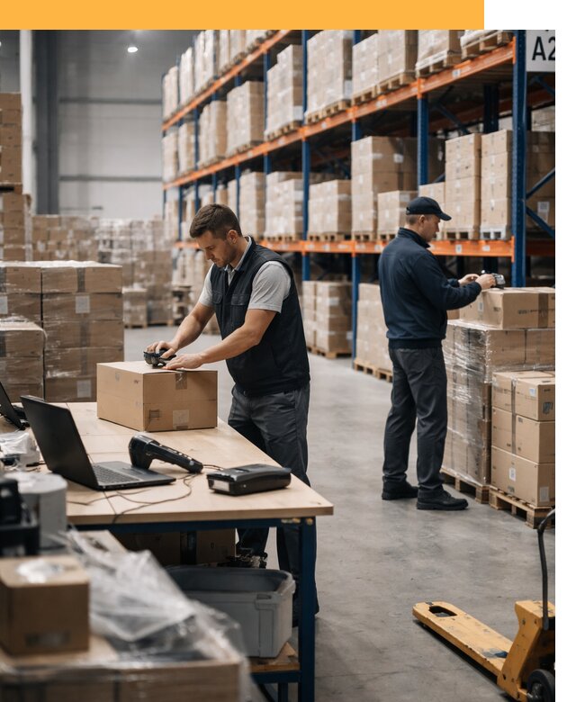 Склад консолидации в Европе: хранение, сортировка от 6684